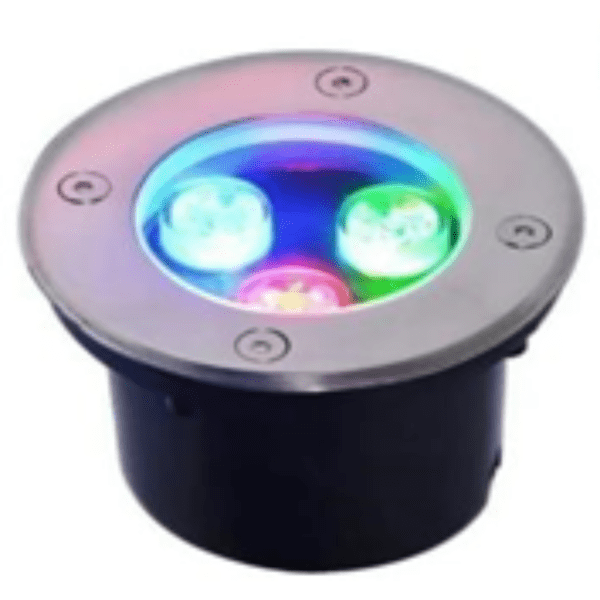 EMPOTRADO DE PISO RGB MULTICOLOR 6W  DMRGB6W