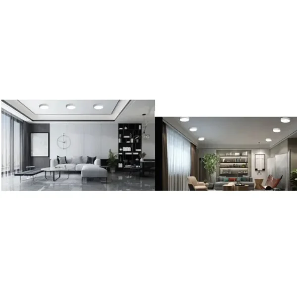 SOBRE PONER REDONDO 18W LUZ BLANCA COBRE MATE  PLRD18W-CM