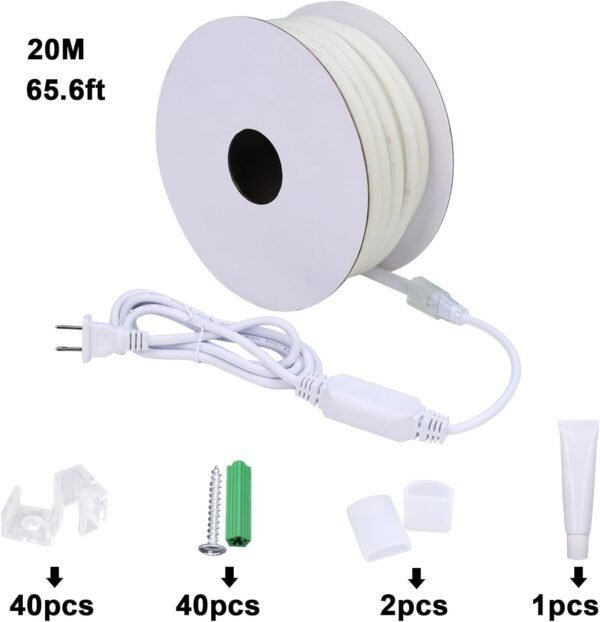 MANGUERA COB 50 MTS LUZ CALIDA 600W (127V)  COB127V-WW