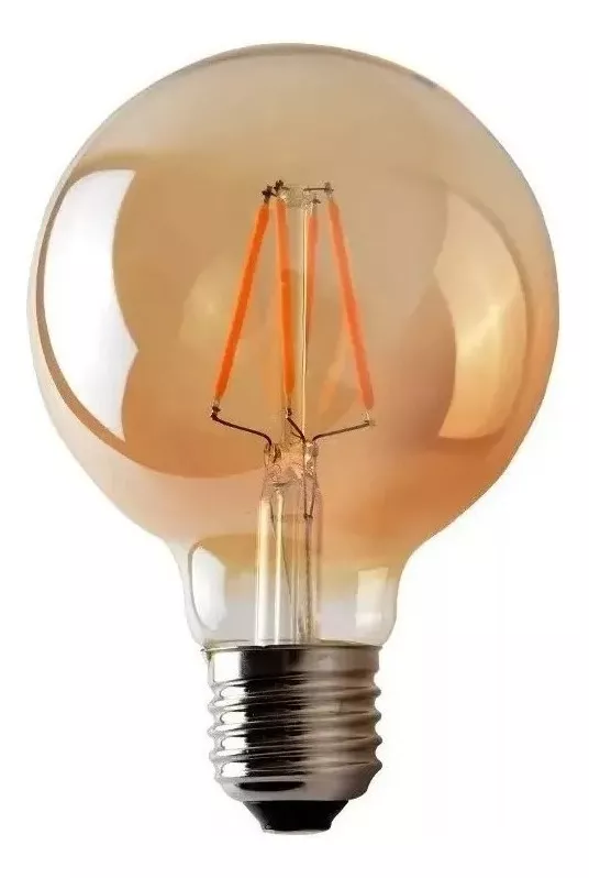 Foco Vintage Tipo Globo G95 LUZ CALIDA 8W