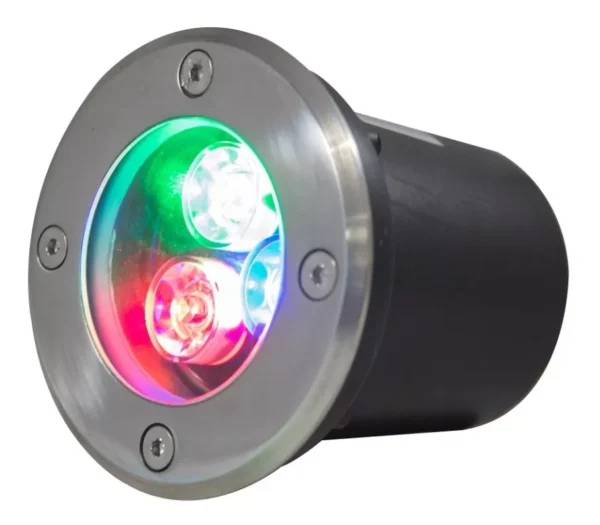 EMPOTRADO DE PISO RGB MULTICOLOR 6W  DMRGB6W
