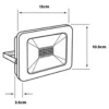 REFLECTOR FINO MULTIVOLTAJE 30W IP66  RF30W