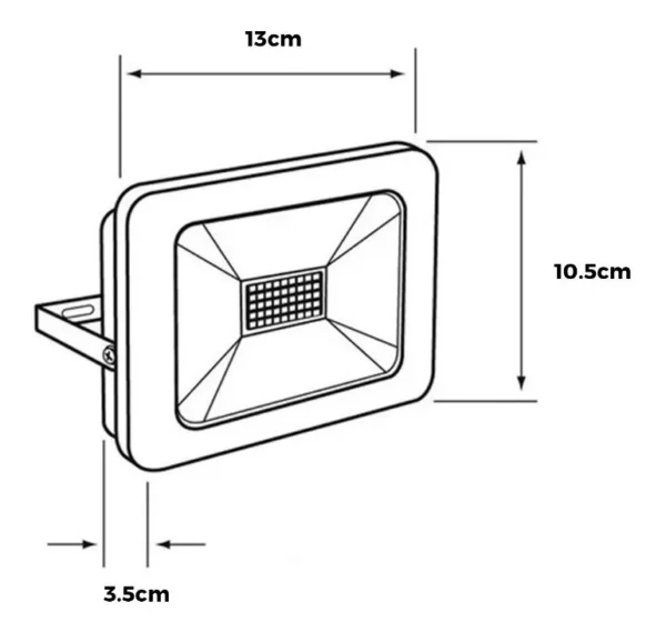 REFLECTOR FINO MULTIVOLTAJE 30W IP66  RF30W